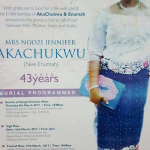 images_people_ngozi-akachukwu The spirit of a dead Nnewi woman does not rest in peace until she is transported to her father’s home.